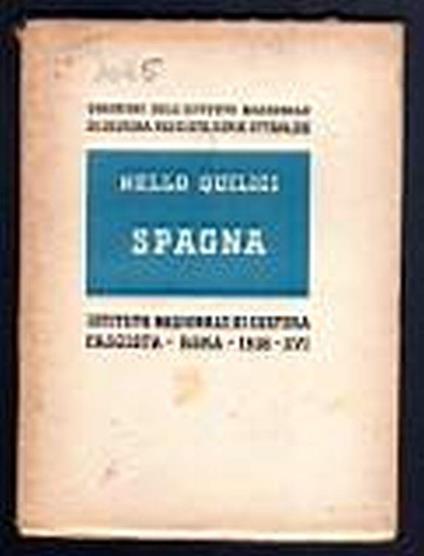 Spagna - Nello Quilici - copertina