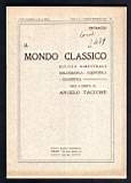 Un nuovo documento Augusteo - Giuseppe Corradi - copertina