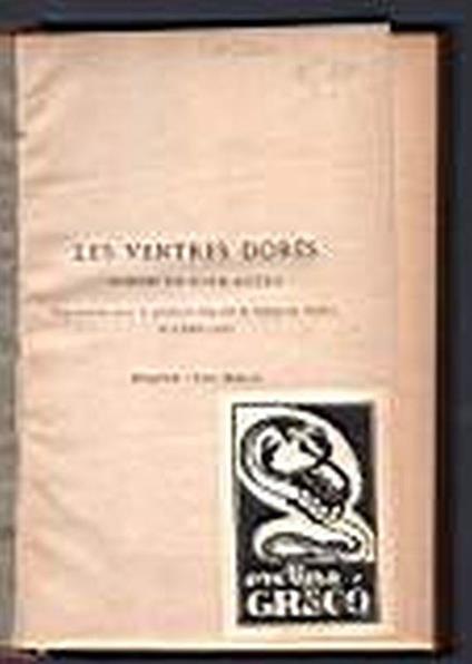 Les ventres dores - Emile Fabre - copertina
