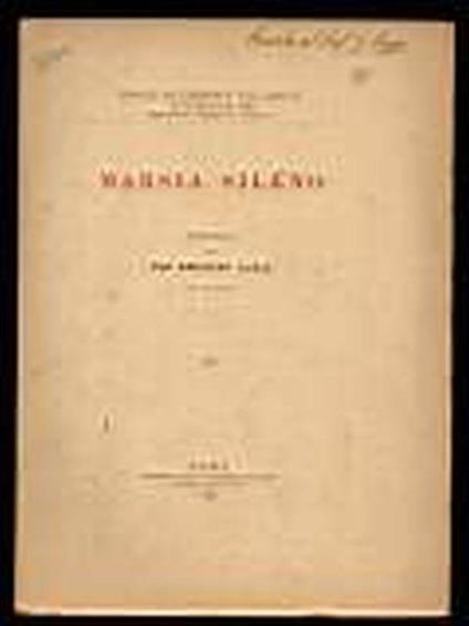 Marsia Sileno - Edoardo Galli - copertina