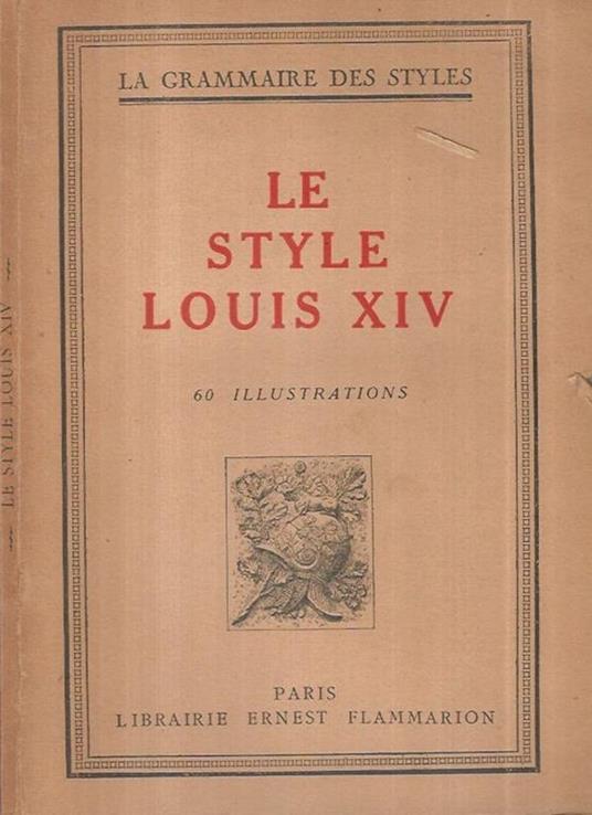Le Style Louis XIV - copertina