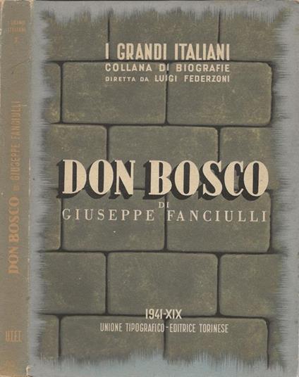 Don Bosco - Giuseppe Fanciulli - copertina