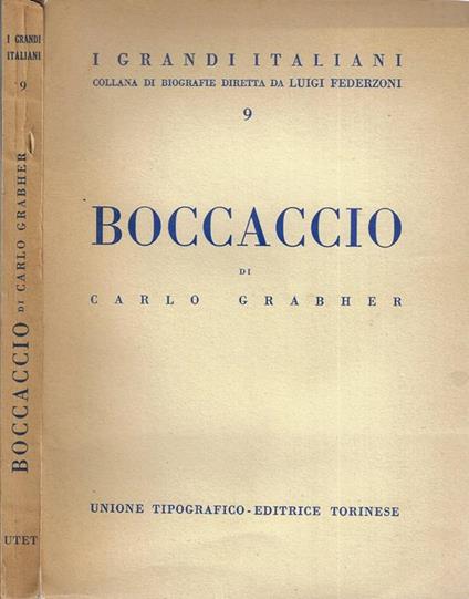 Boccaccio - Carlo Grabher - copertina