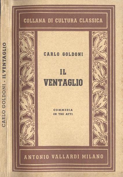 Il ventaglio - Carlo Goldoni - copertina