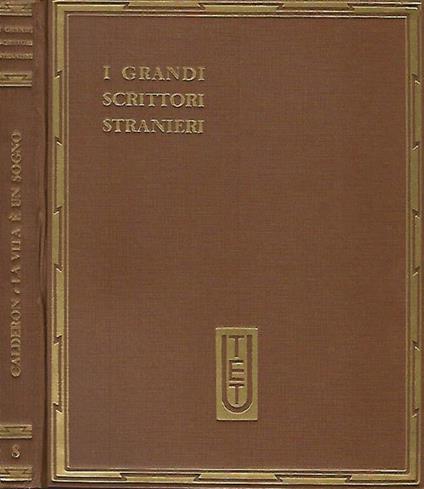La vita è un sogno - Il principe costante - Pedro Calderón de la Barca - copertina
