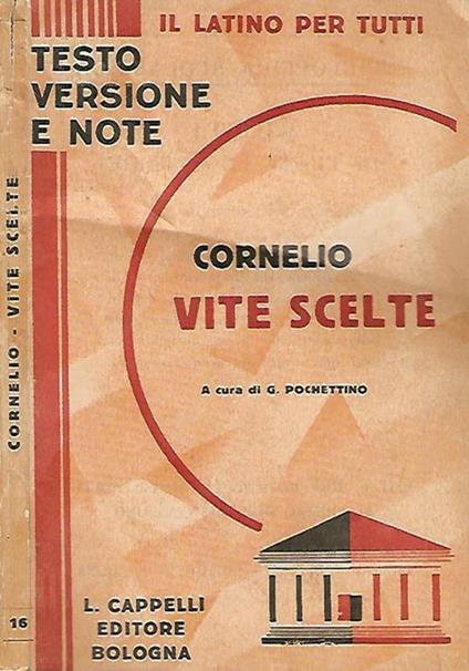 Vite scelte - Cornelio Nepote - copertina