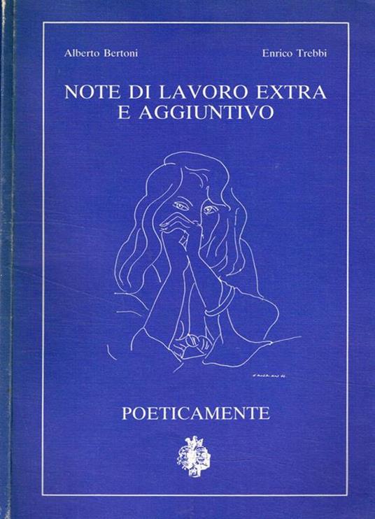 Note di lavoro extra e aggiuntivo - Alberto Bertoni - copertina