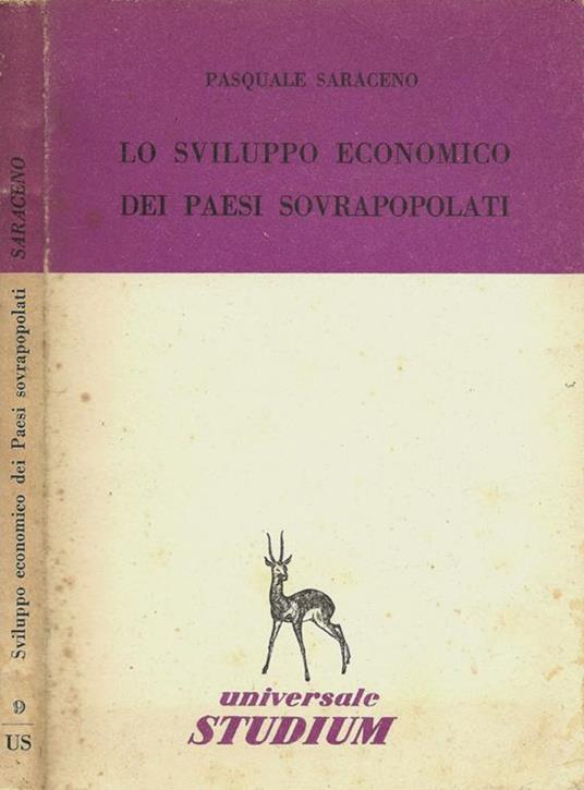 Lo sviluppo economico dei paesi sovrapopolati - Pasquale Saraceno - copertina
