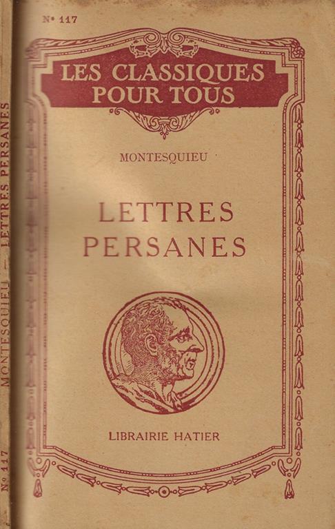 Lettres persanes (extraits) - Charles L. de Montesquieu - copertina