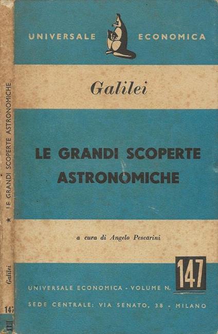 Le grandi scoperte astronomiche - Galileo Galilei - copertina
