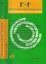 rsr Rivista di Scienze Religiose Anno XXV n° 1/2011