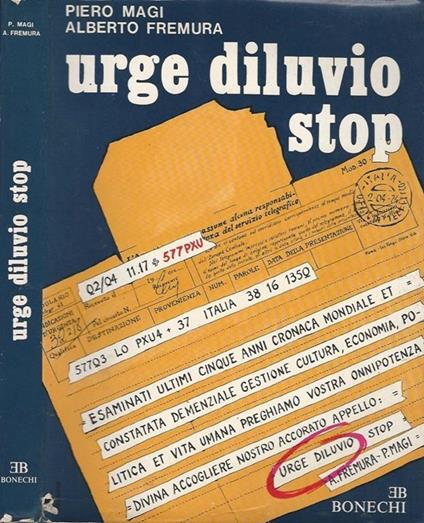 Urge diluvio stop - Piero Magi - copertina