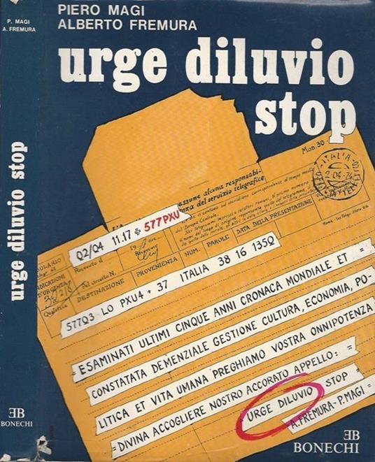 Urge diluvio stop - Piero Magi - copertina
