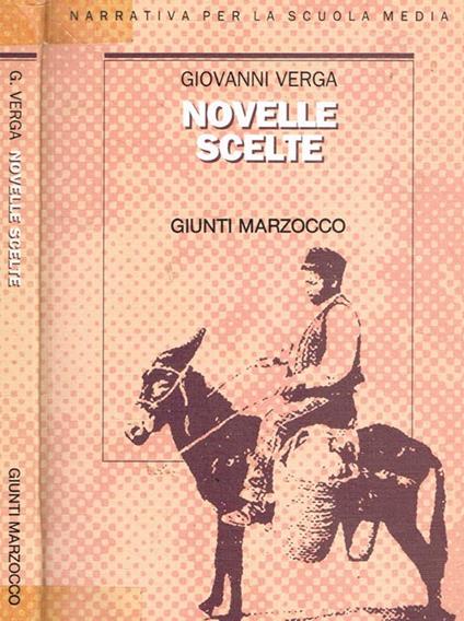 Novelle scelte - Giovanni Verga - copertina