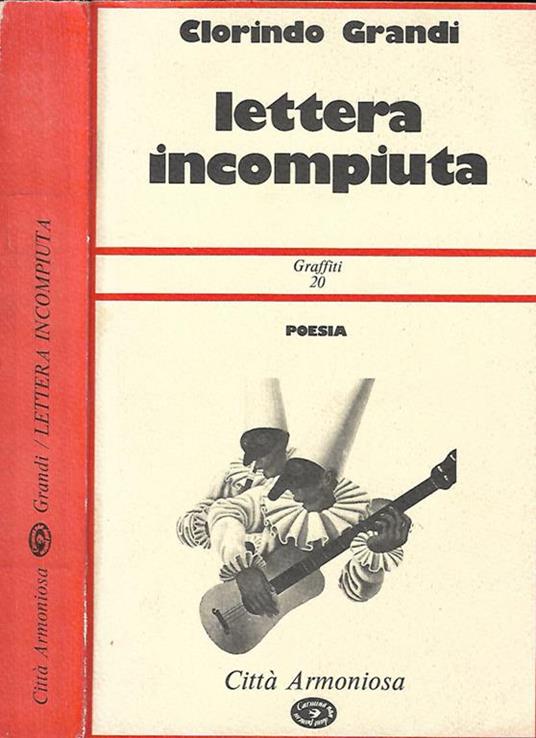 Lettera incompiuta - Clorindo Grandi - copertina