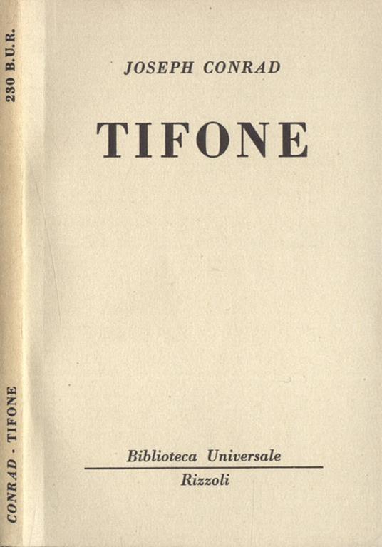 Tifone - Joseph Conrad - copertina