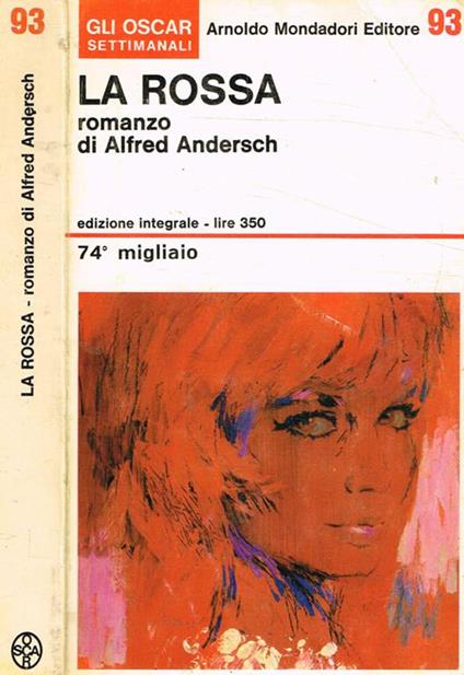 La rossa - Alfred Andersch - copertina