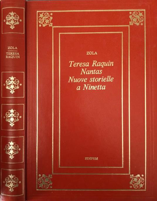 Teresa Raquin Nantas. Nuove storielle a Ninetta - Émile Zola - copertina