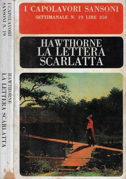 La lettera scarlatta - Nathaniel Hawthorne - copertina