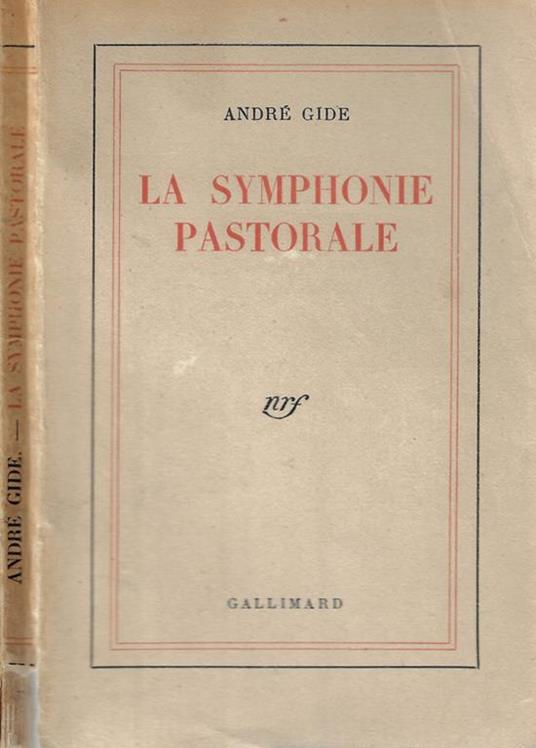 La symphonie pastorale - André Gide - copertina