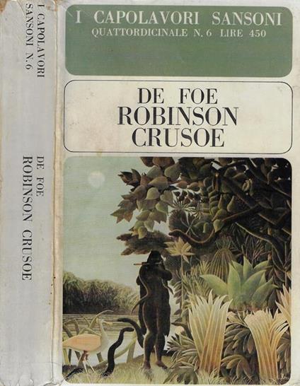 Robinson Crusoe - Daniel Defoe - copertina
