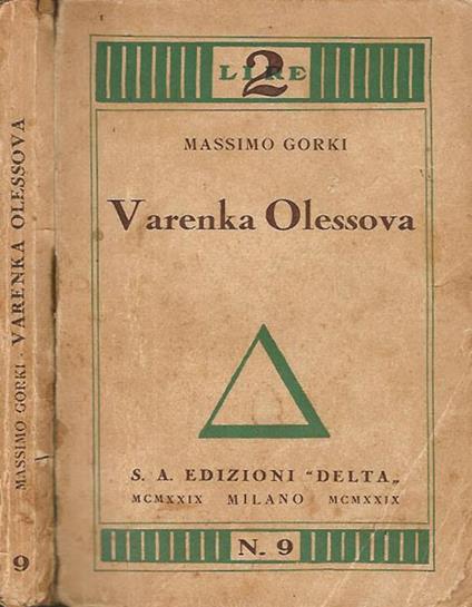 Varenka Olessova - Maksim Gorkij - copertina