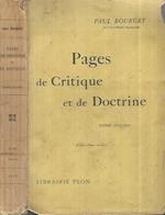 Pages de Critique et de Doctrine - Tome Second