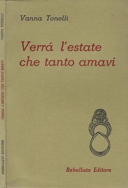 Verrà l'estate che tanto amavi - Vanna Tonelli - copertina