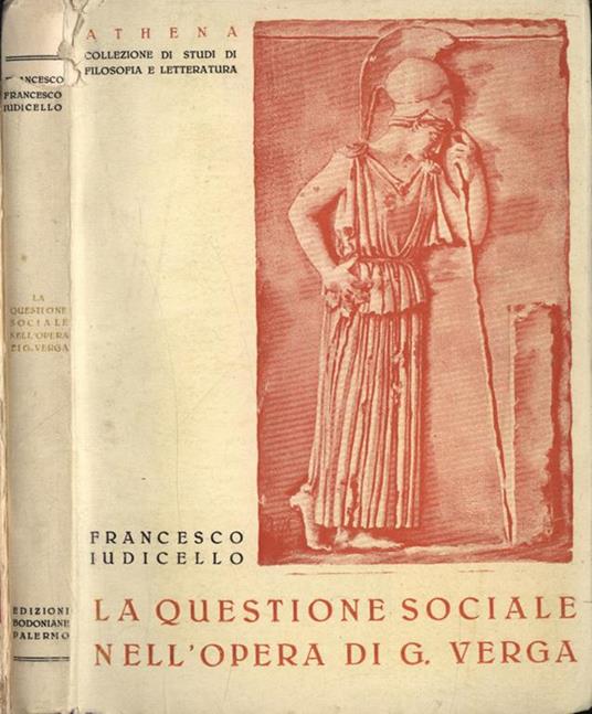La questione sociale nell' opera di G. Verga - Francesco Iudicello - copertina