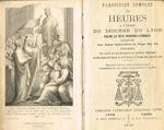 Paroissien complet ou heures a l'usage du diocese de Lyon selon le rite romano-lyonnais