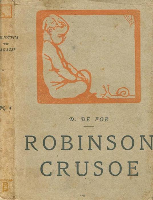 Robinson crusoe (vol.i) - Daniel Defoe - copertina