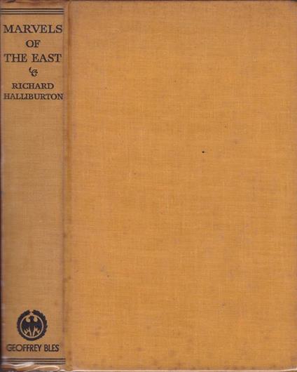 A book of Marvels of the East - Richard Halliburton - copertina