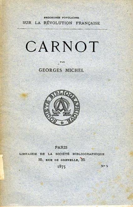 Carnot - Georges Michel - copertina