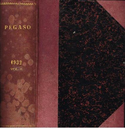 Pegaso rassegna di lettere ed arti (vol. II) - Ugo Ojetti - copertina