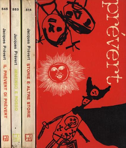 Storie e altre storie-Il Prévert di Prévert-Immenso e rosso - Jacques Prévert - copertina