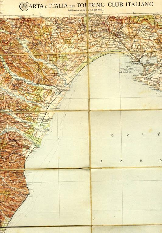 Carta d'italia 43 (taranto) - Luigi V. Bertarelli - copertina