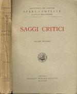 Saggi critici (vol. II). Opere complete