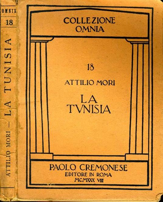 La Tunisia - Attilio Mori - copertina