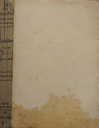 Teatro completo - Friedrich Schlegel - copertina