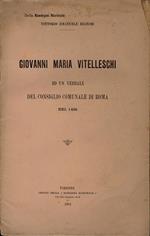 Giovanni Maria Vitelleschi. ed un verbale del Consiglio Comunale di Roma nel 1436