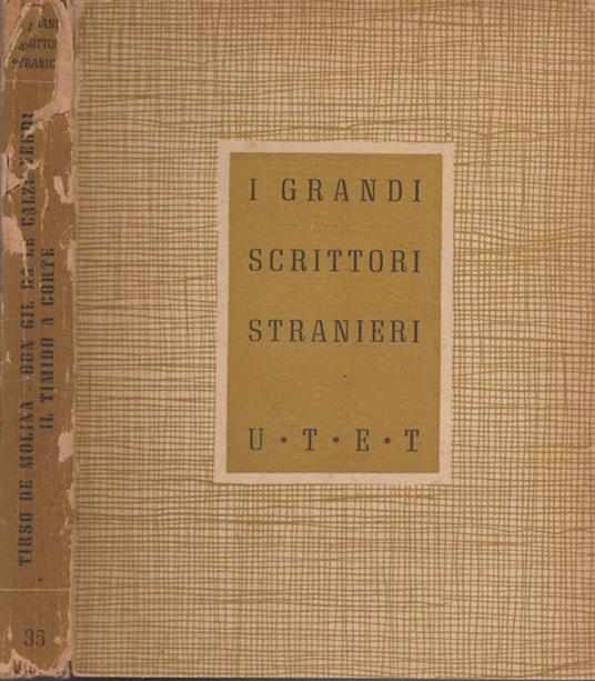 Don Gil da le calze verdi-Il timido a corte - Tirso de Molina - copertina