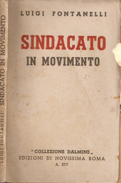 Sindacato in movimento - Luigi Fontanelli - copertina