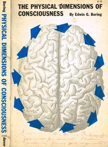 The physical dimensions of consciousness - Edwin G. Boring - copertina