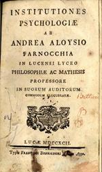 Istitutiones Psychologicae