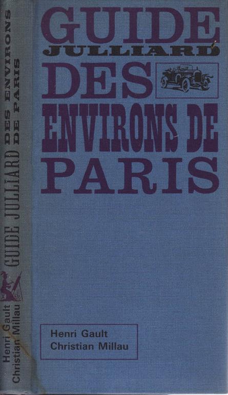 Guide julliard des environs de paris - Henri Gault - copertina