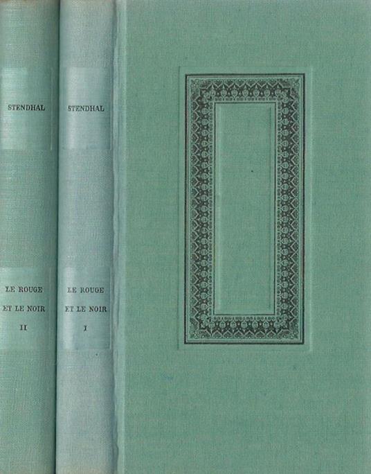 Le Rouge er le Noir vol. I, II. Cronique du XIX secle - Stendhal - copertina