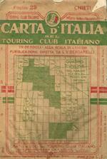 Chieti foglio 29. Carta d'italia del touring club