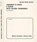 Lineamenti di storia e analisi della cultura tradizionale Vol. II