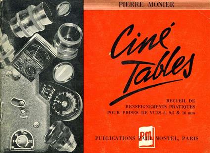 Cine-Tables - Pierre Monier - copertina