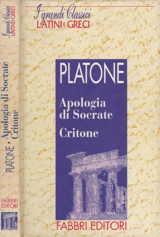 Apologia di Socrate - Platone - copertina